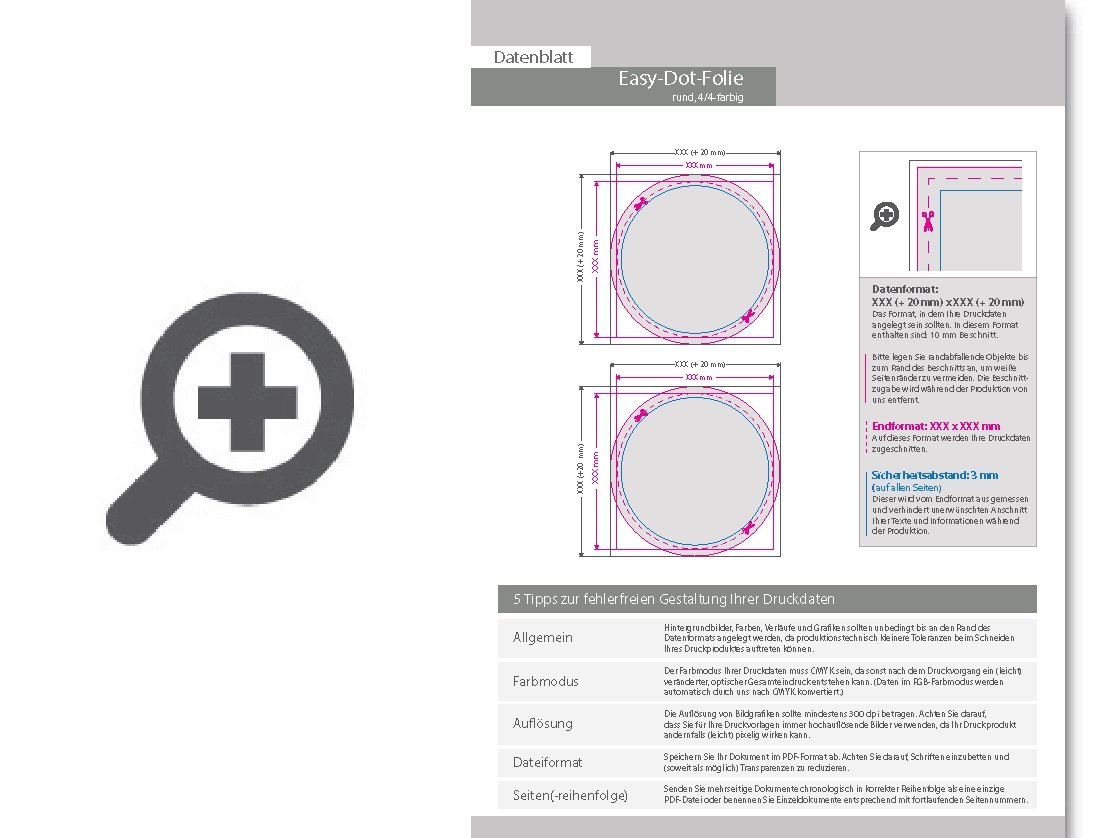 Product Bild easy_dot_folie_doppelseitig_4_4-farbig_bedruckt_rund_(kreisrund_konturgeschnitten)
